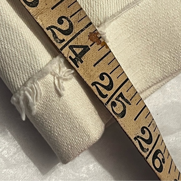 Free People Lacey Stilt Sz 27 Cream Denim Button Fly Distressed Jeans - Picture 9 of 12